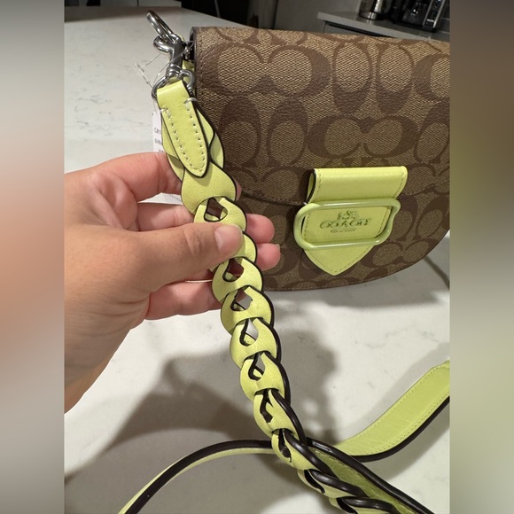 SALE๐คCOACH morgan Saddle bag in signature canvas crossbody bag ๐ค - Picture 5 of 16